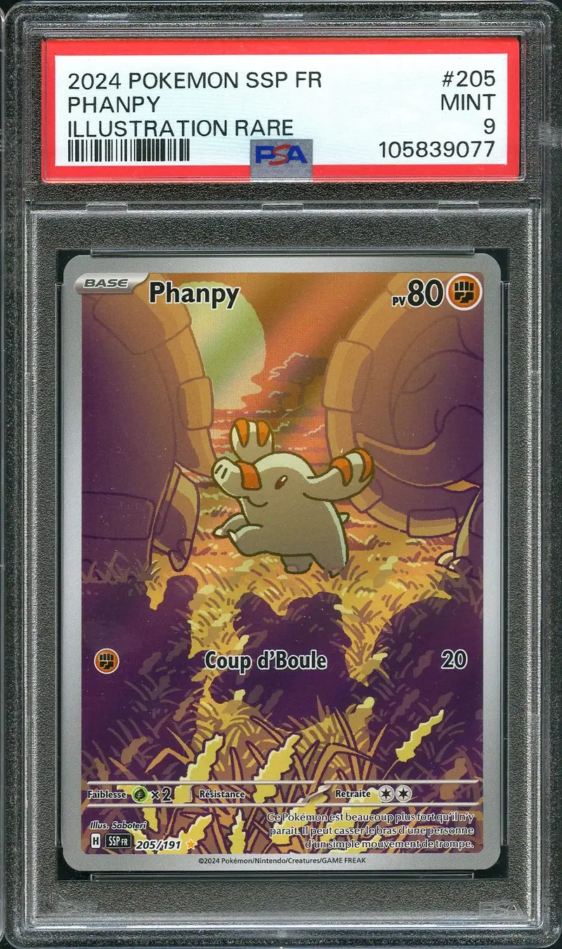PSA 9 Phanpy