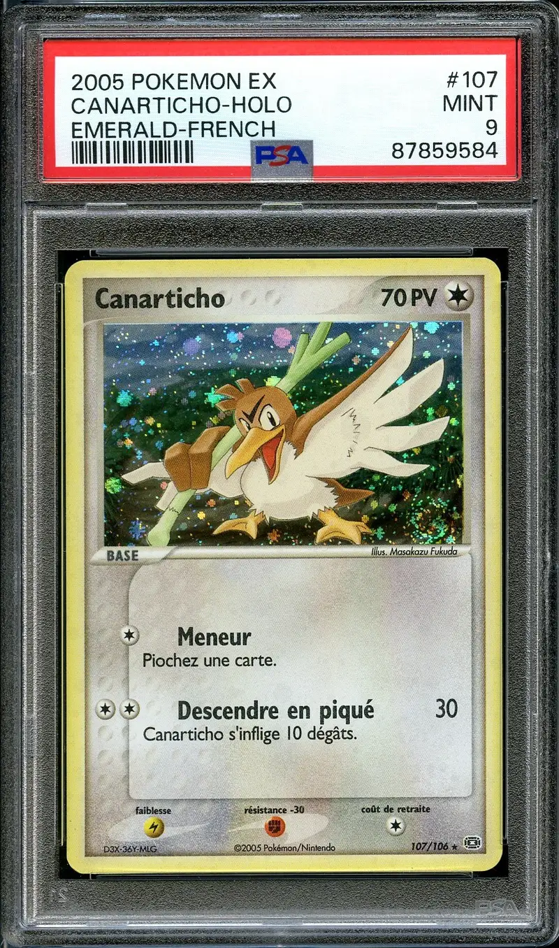 PSA 9 Canarticho Holo