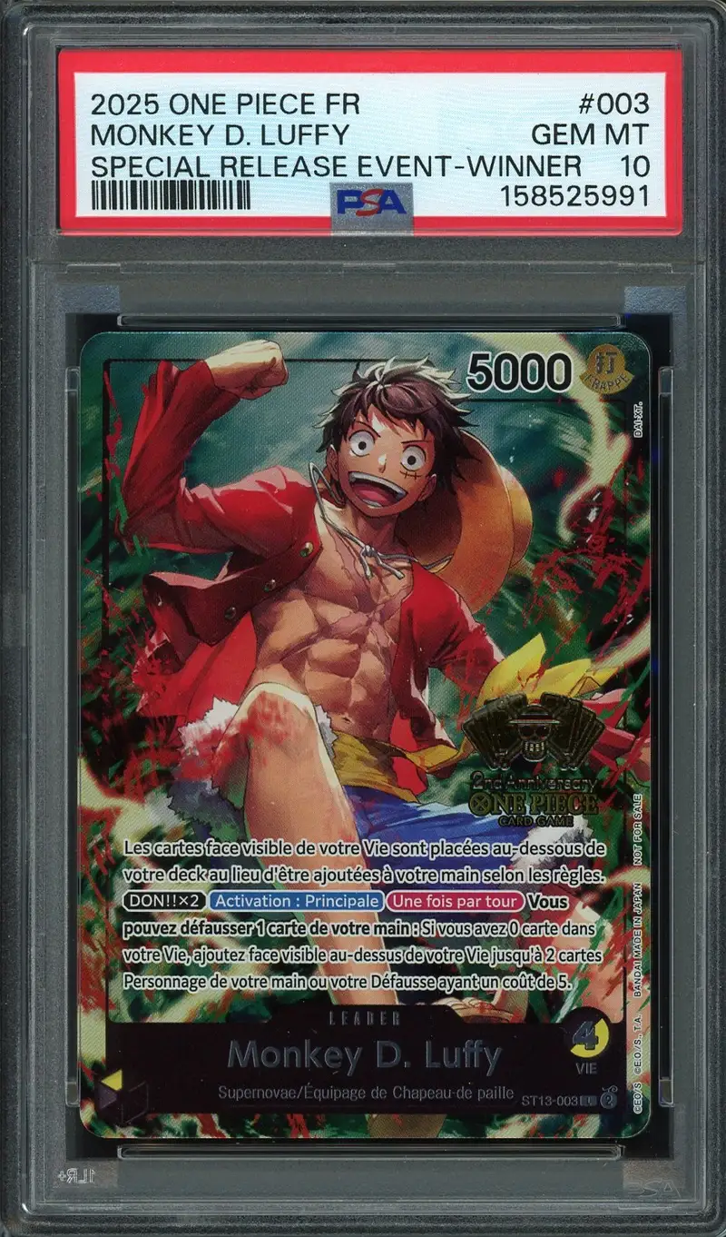 PSA 10 Monkey D. Luffy