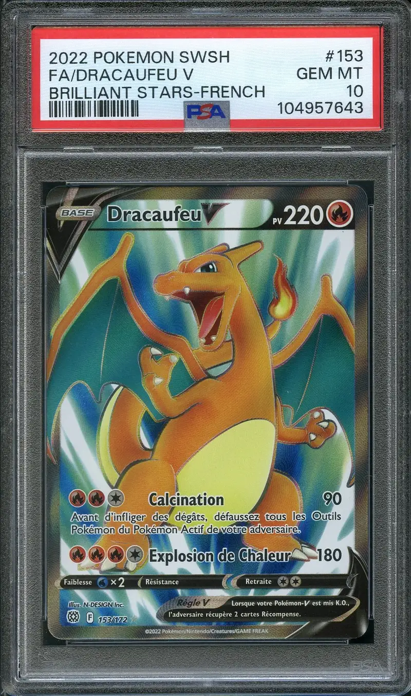 PSA 10 Dracaufeu V