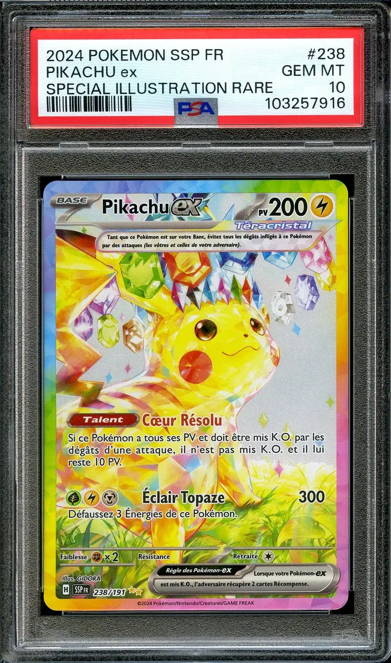 PSA 10 Pikachu Ex