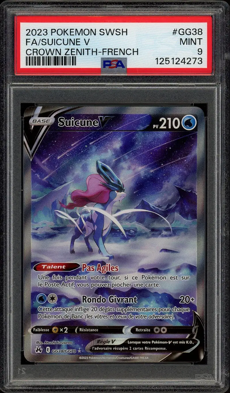 PSA 9 Suicune V