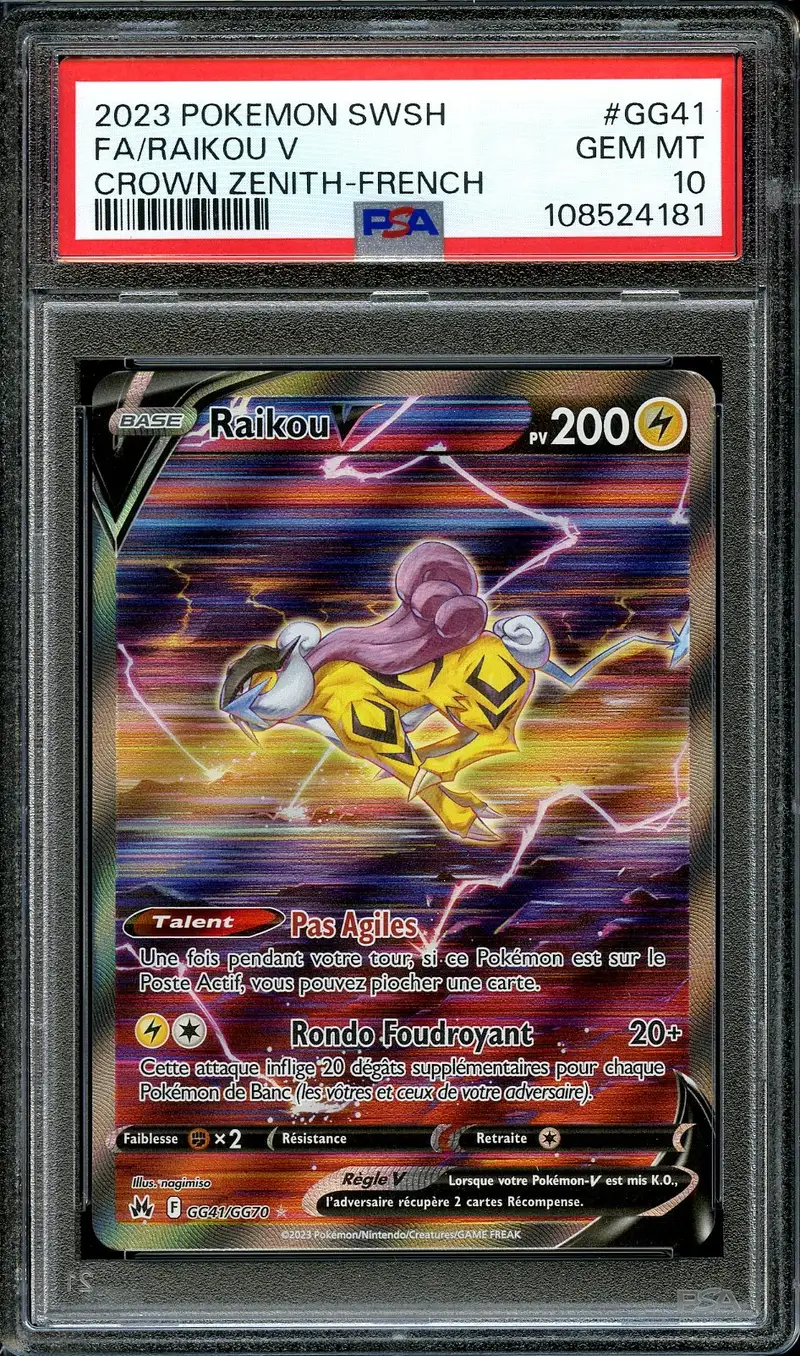 PSA 10 Raikou V