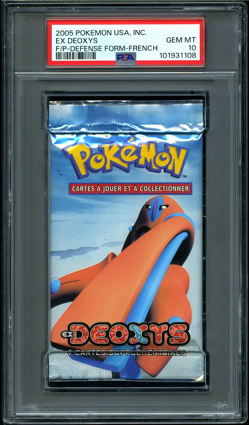 pokemon ex deoxys booster box TCG: Blister Sealed (Defense Forme Deoxys)  TBC Games One comes from outer space EX Deoxys Booster Box