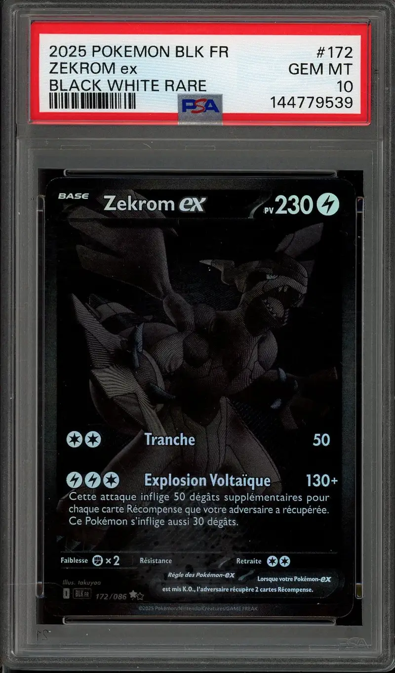 PSA 10 Zekrom Ex