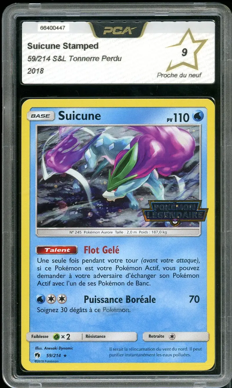 PCA 9 Suicune Holo Stamp