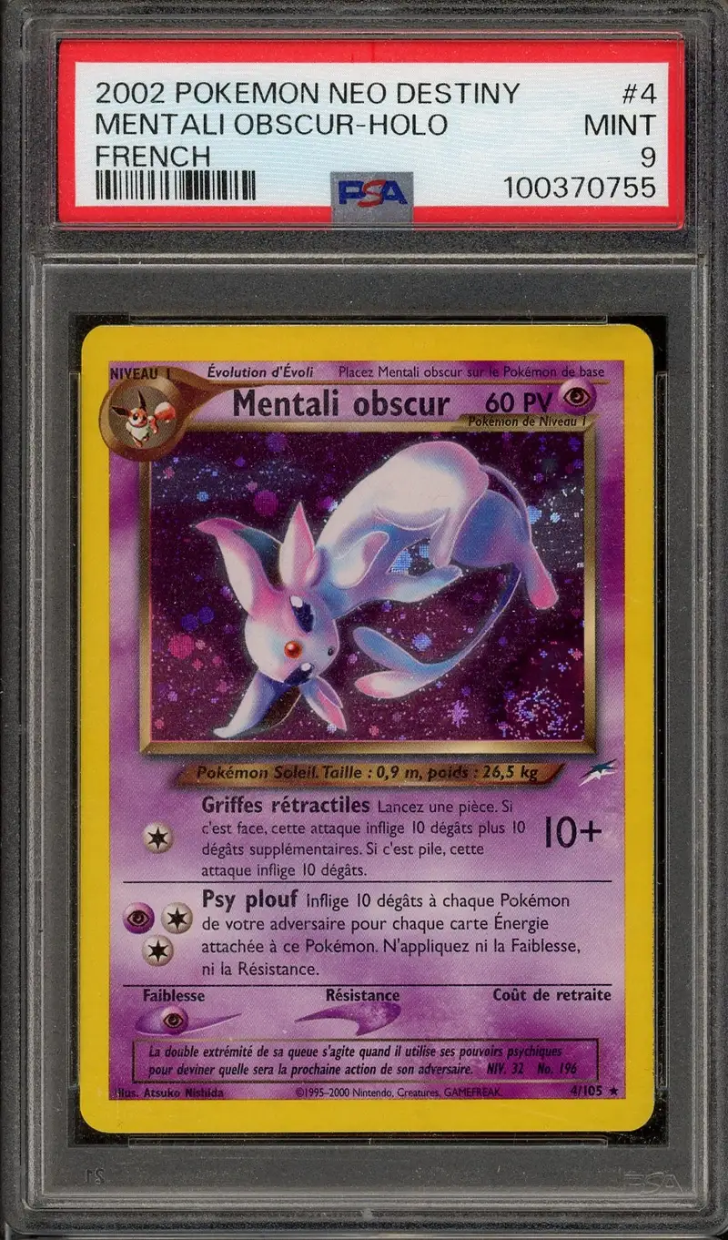 PSA 9 Mentali Obscur Holo