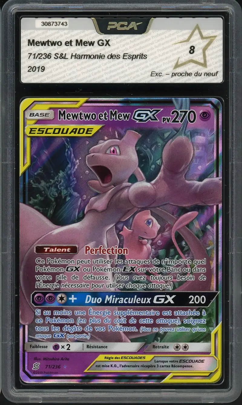 PCA 8 Mewtwo et Mew Gx