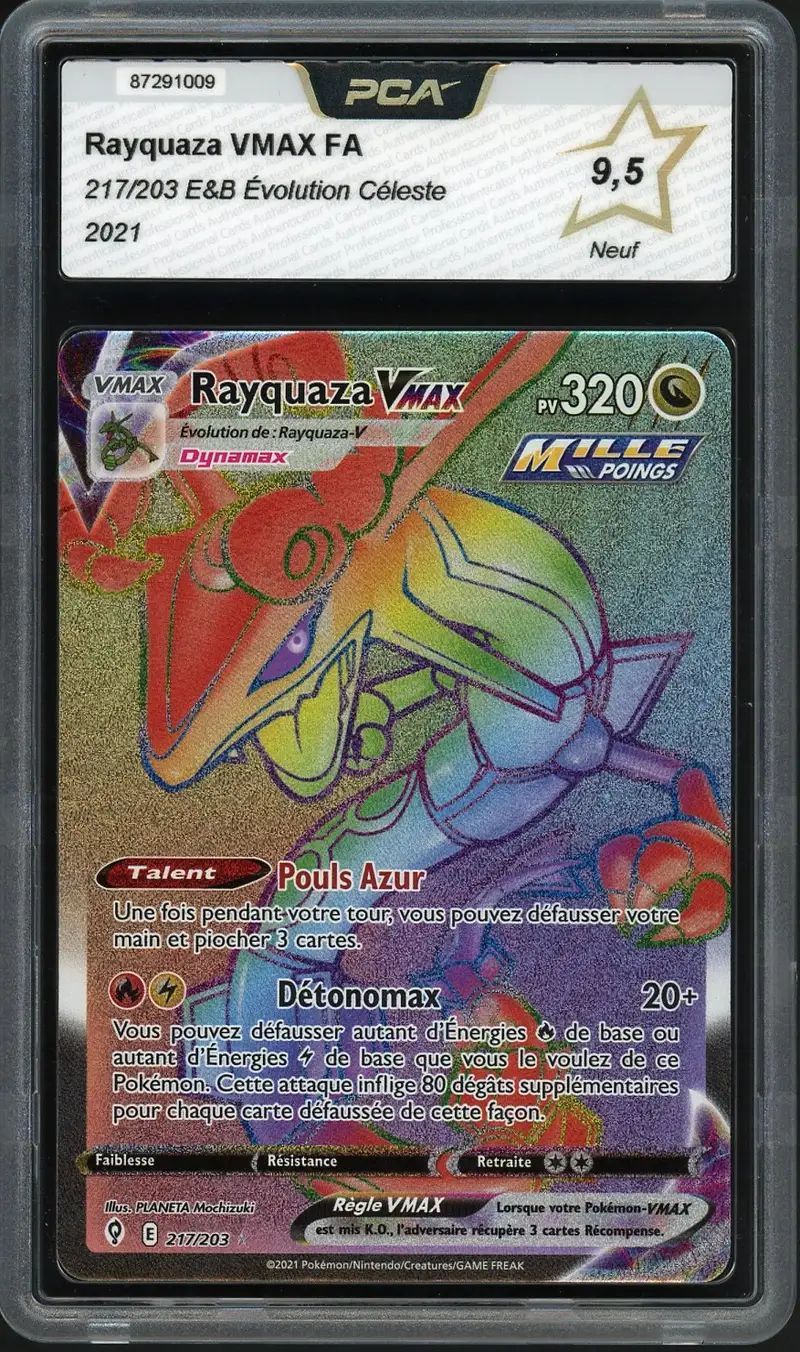 PCA 9.5 Rayquaza VMax Rainbow