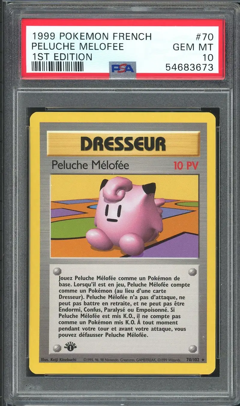 PSA 10 Peluche Mélofée