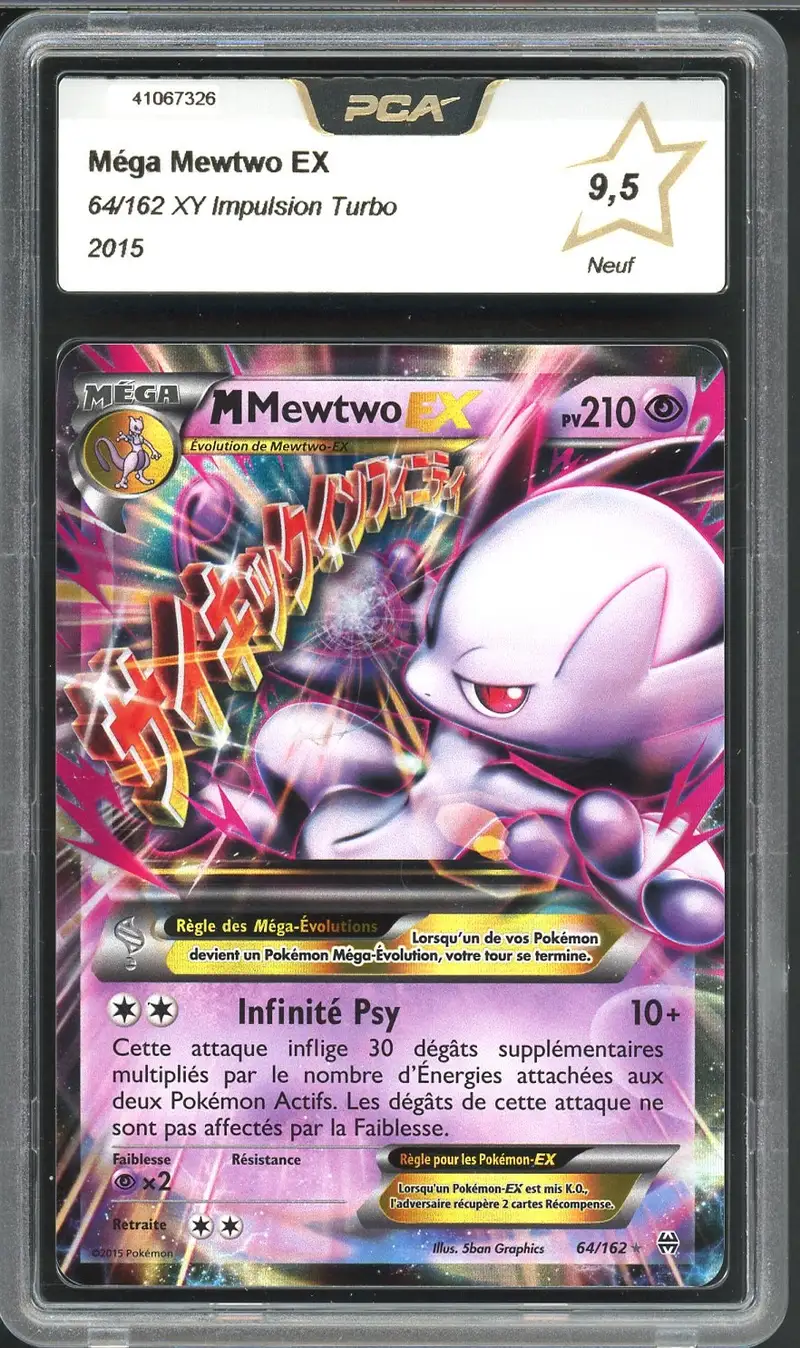 PCA 9.5 Méga Mewtwo Ex