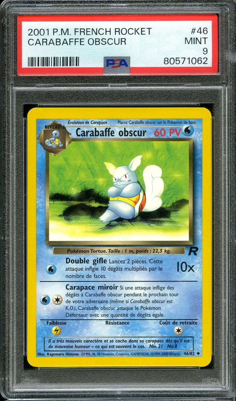PSA 9 Carabaffe Obscur