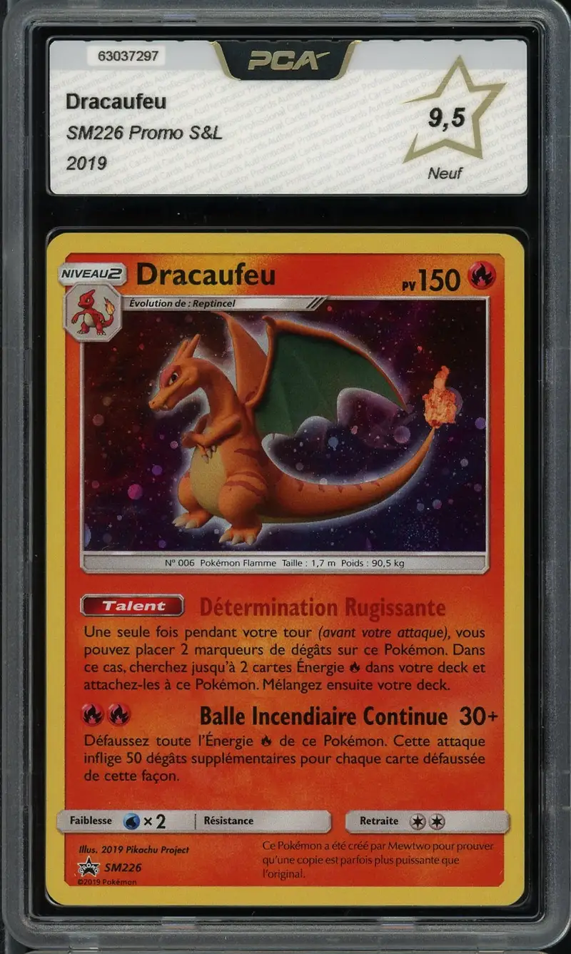 PCA 9.5 Dracaufeu Holo