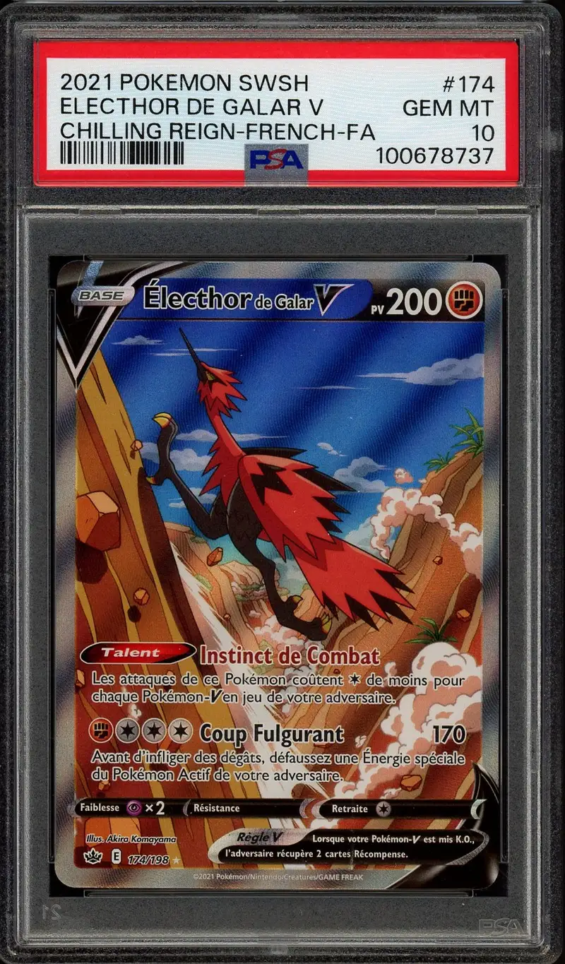 PSA 10 Electhor de Galar V