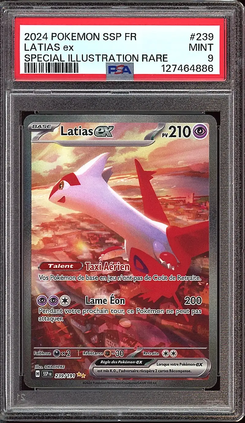 PSA 9 Latias Ex