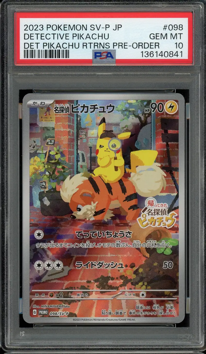 PSA 10 Detective Pikachu