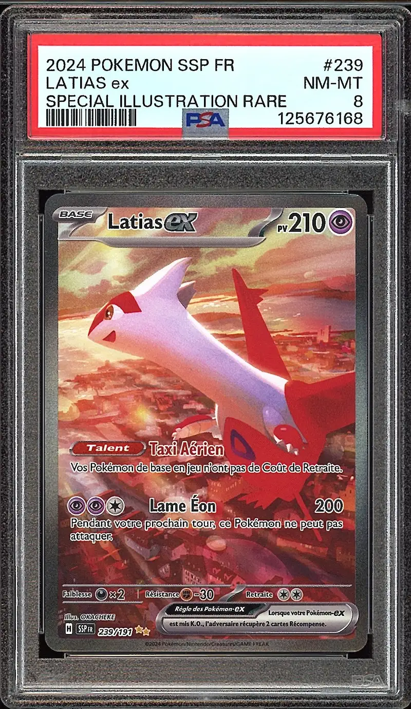 PSA 8 Latias Ex