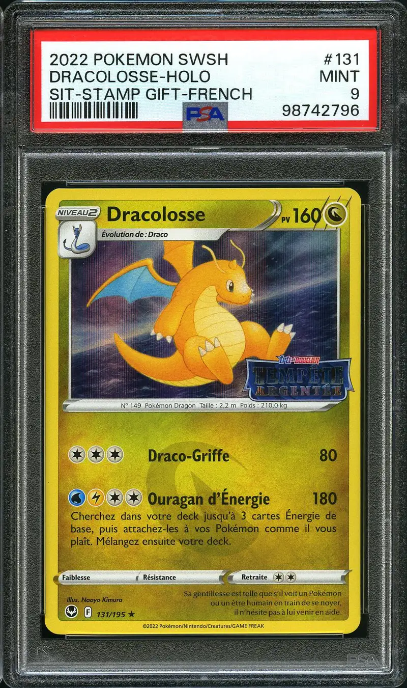 PSA 9 Dracolosse Holo