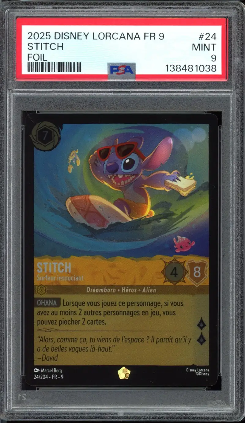 PSA 9 Stitch
