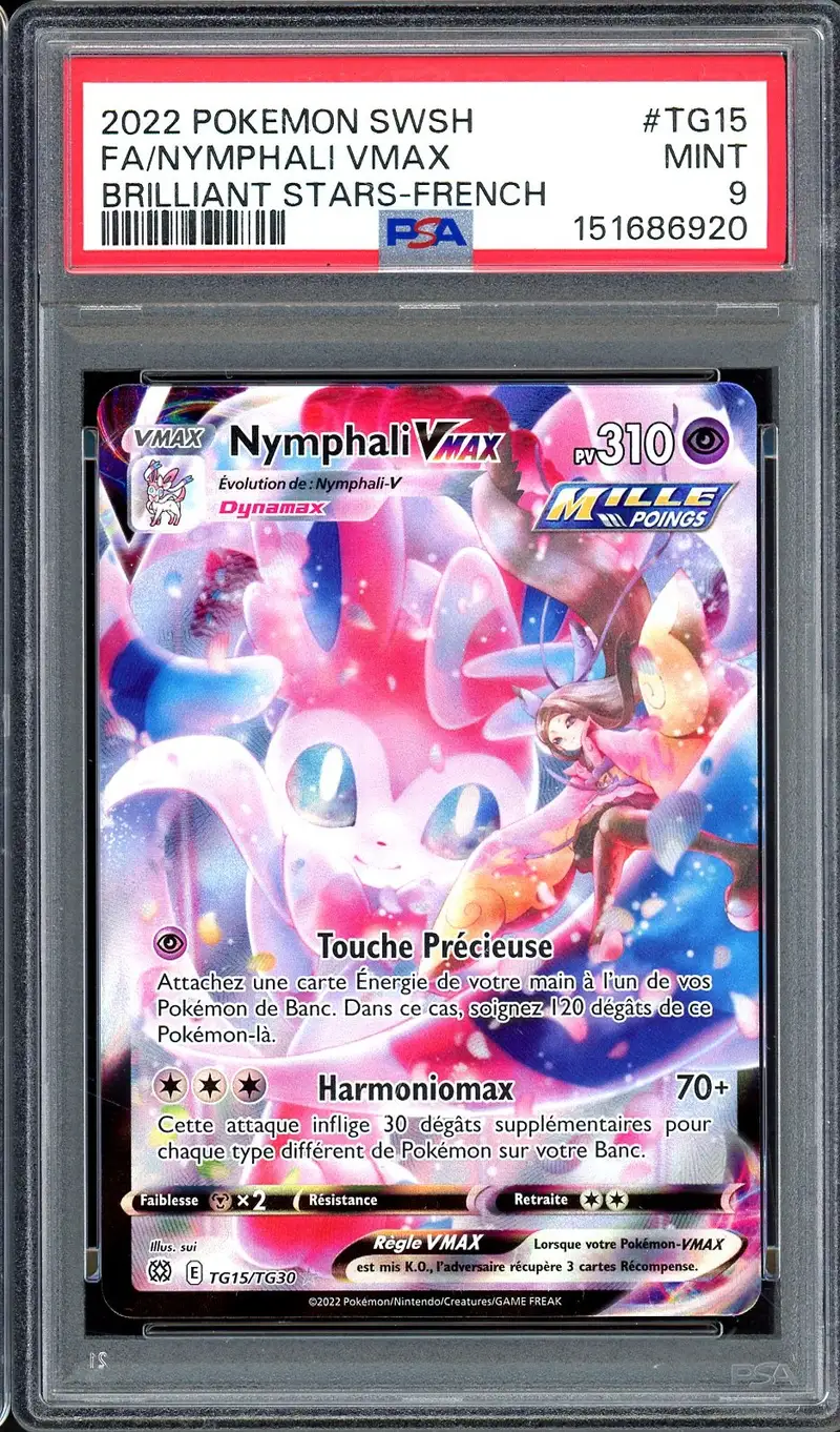PSA 9 Nymphali VMax