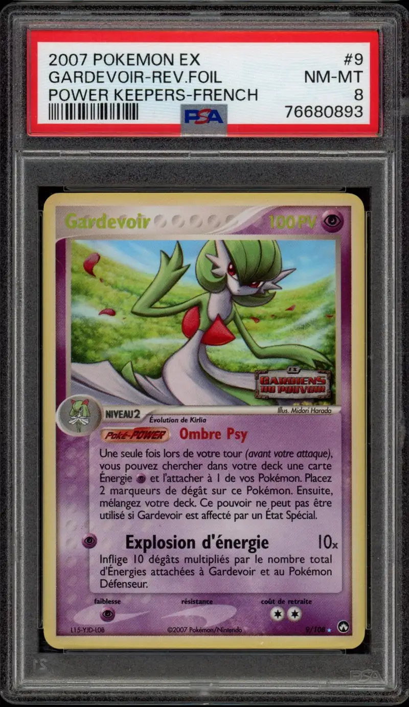 PSA 8 Gardevoir Holo Reverse
