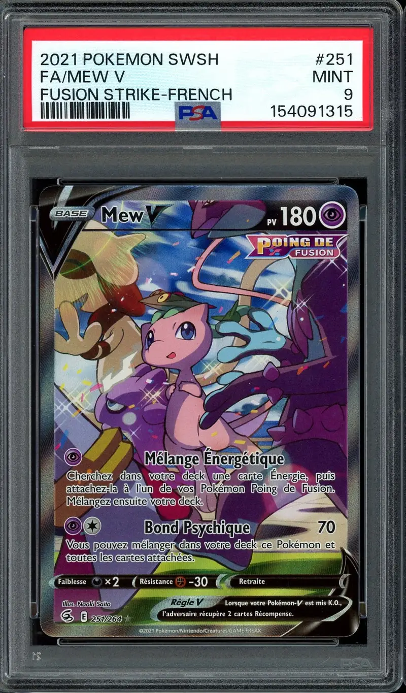 PSA 9 Mew V