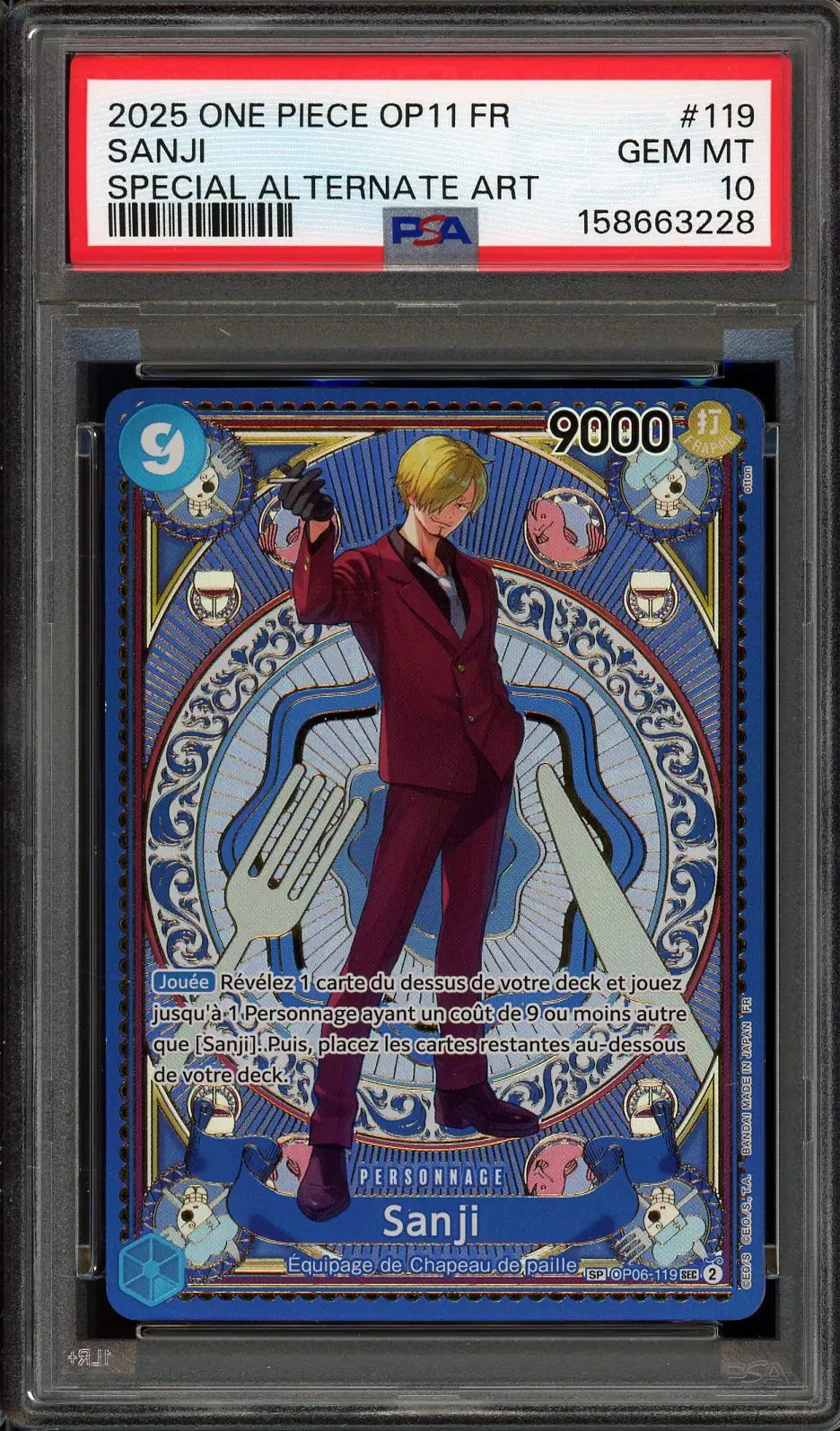 PSA 10 Sanji