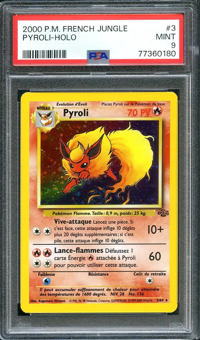 PSA 9 Pyroli Holo
