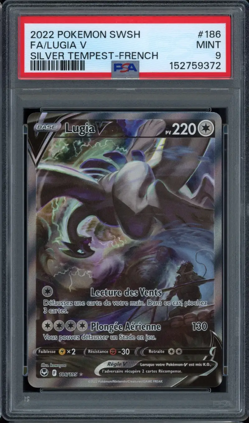 PSA 9 Lugia V