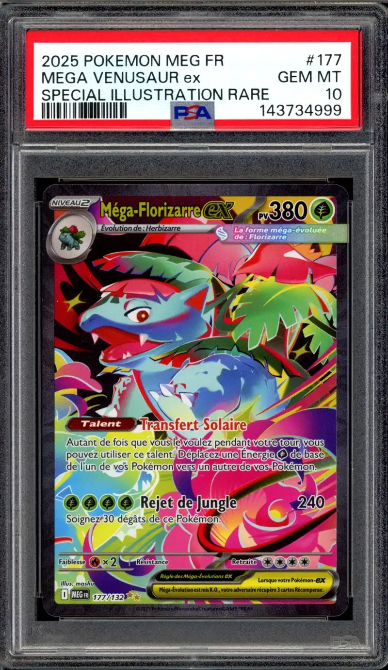 PSA 10 Méga-Florizarre Ex