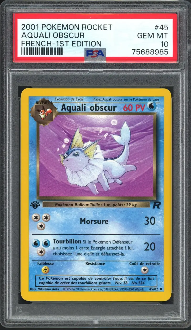 PSA 10 Aquali Obscur