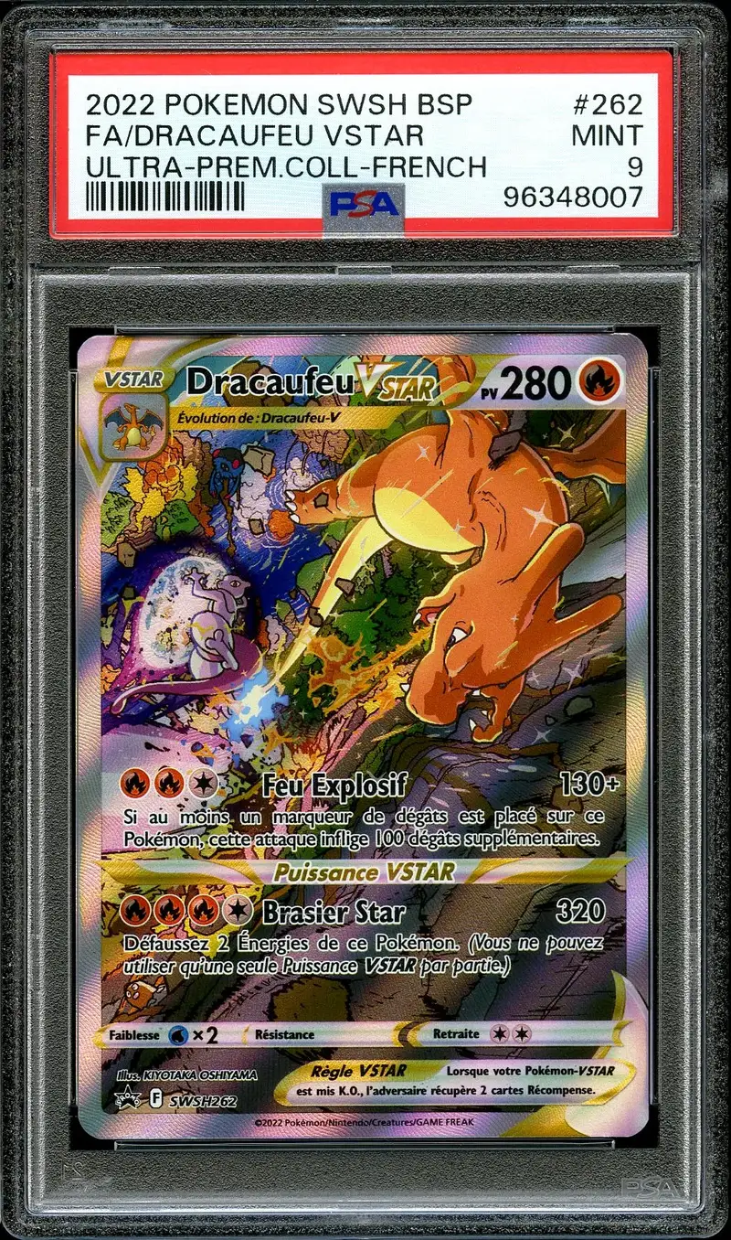 PSA 9 Dracaufeu VStar