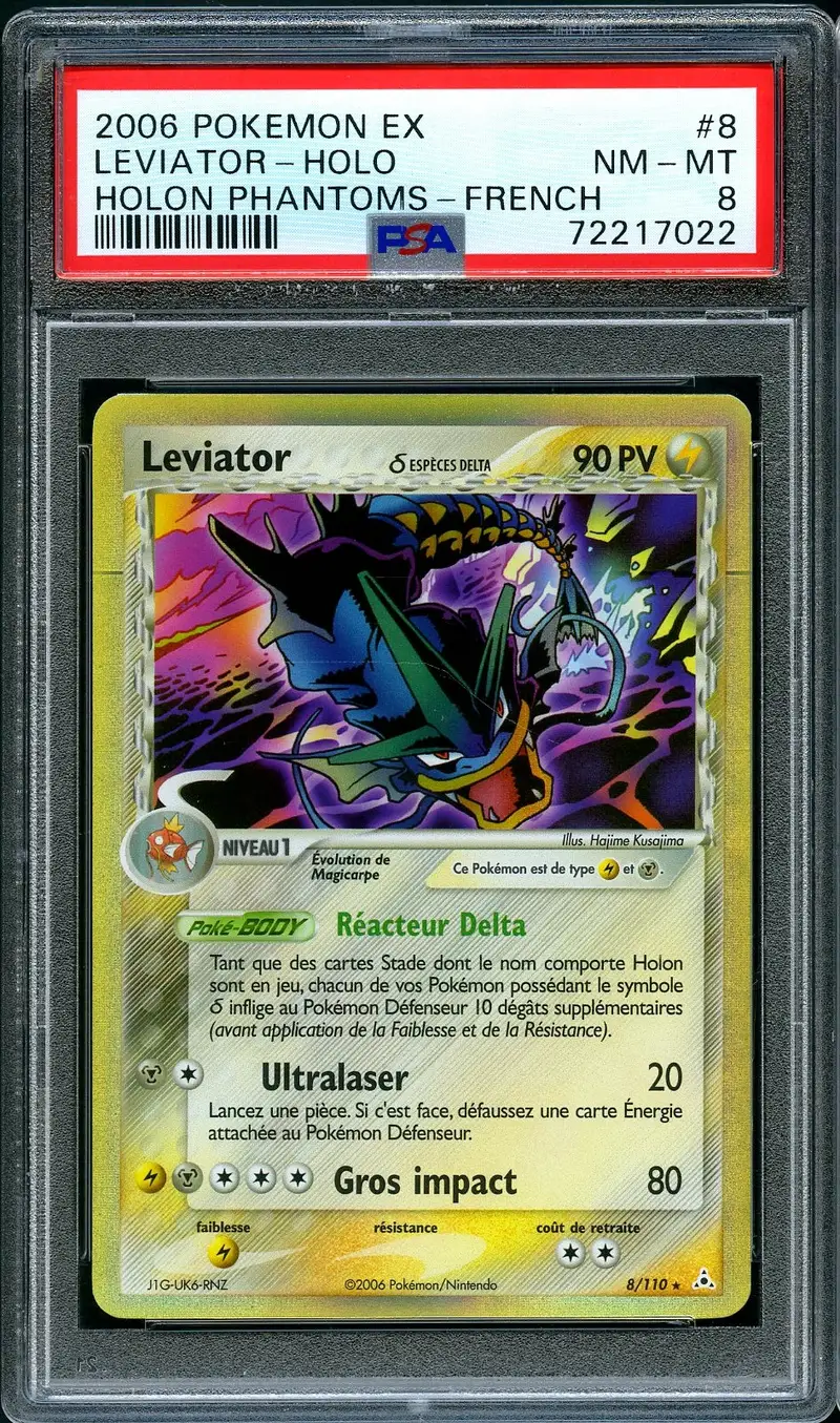 PSA 8 Léviator Holo