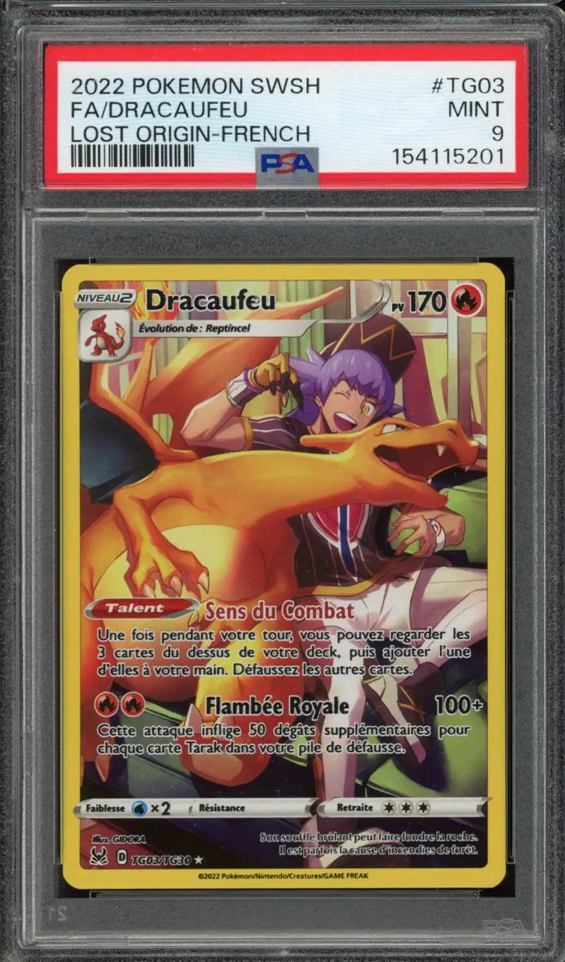 PSA 9 Dracaufeu