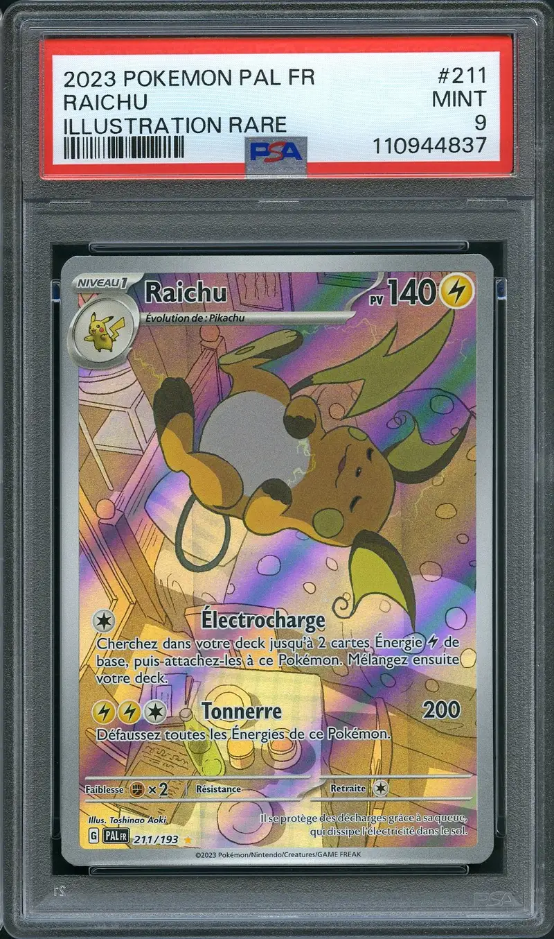 PSA 9 Raichu