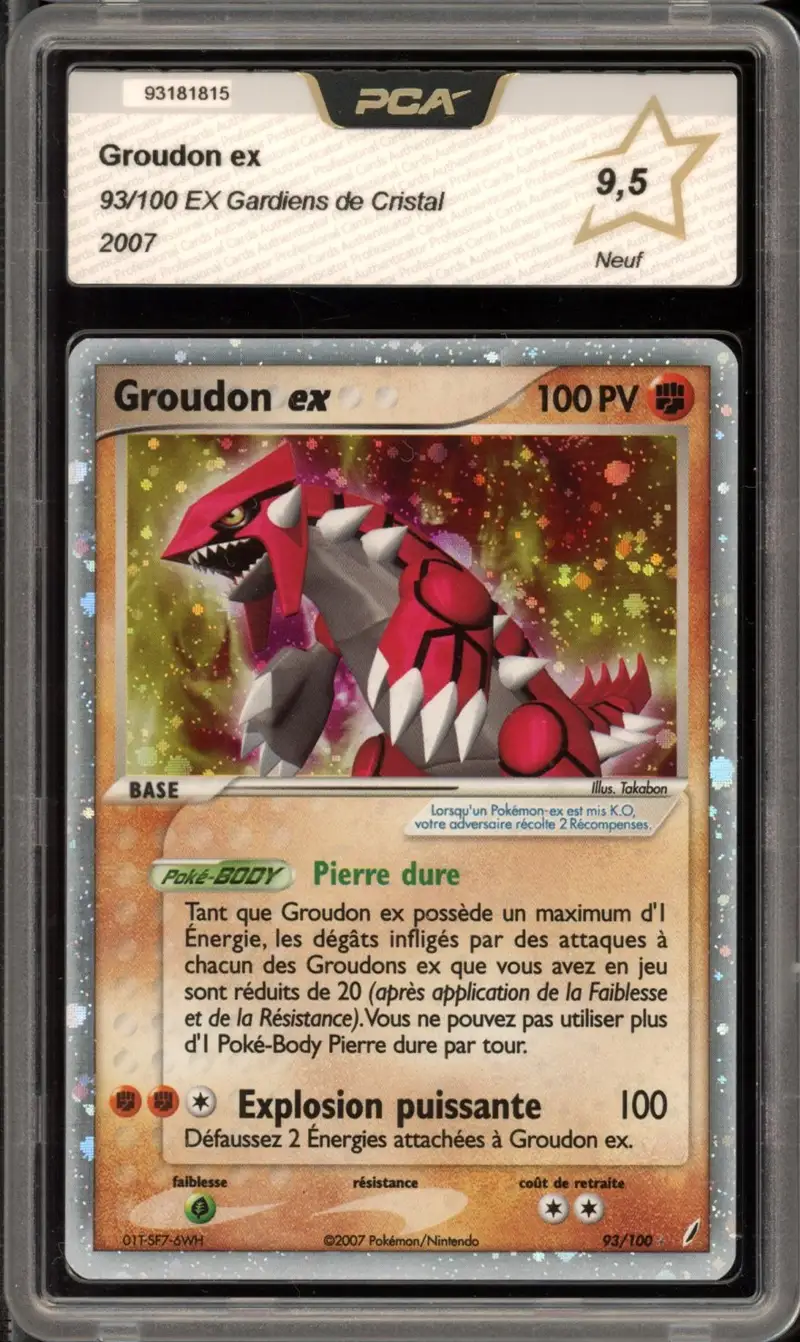 PCA 9.5 Groudon Ex