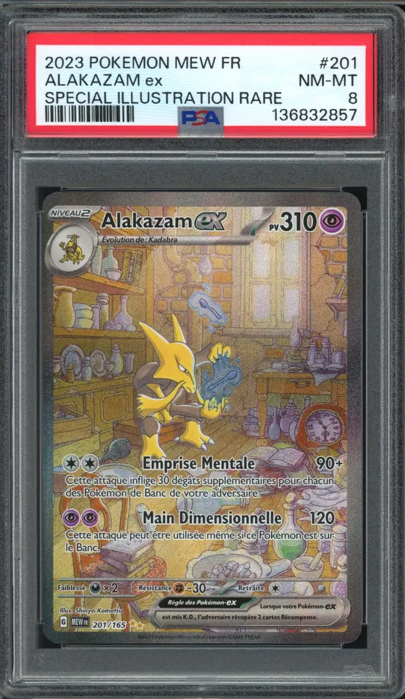 PSA 8 Alakazam Ex
