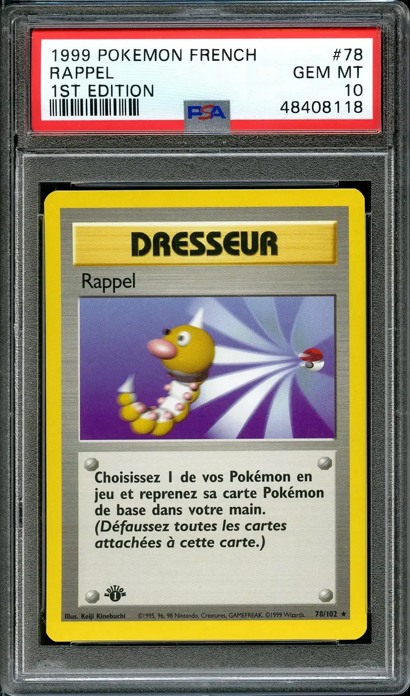 PSA 10 Rappel