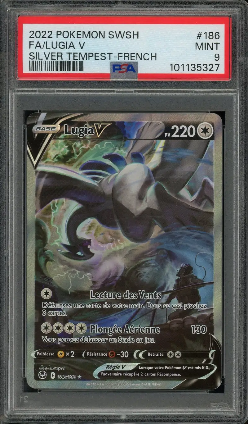 PSA 9 Lugia V