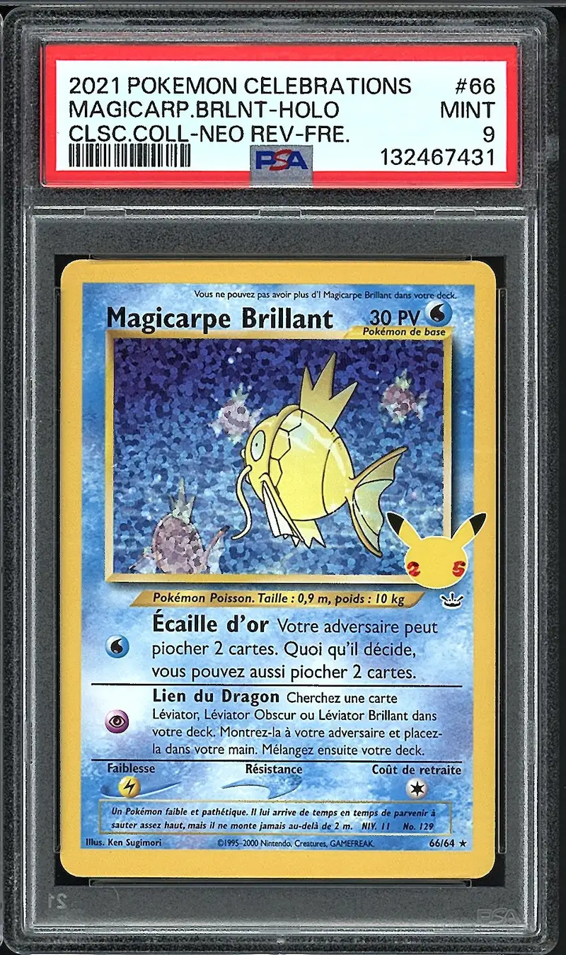 PSA 9 Magicarpe Brillant