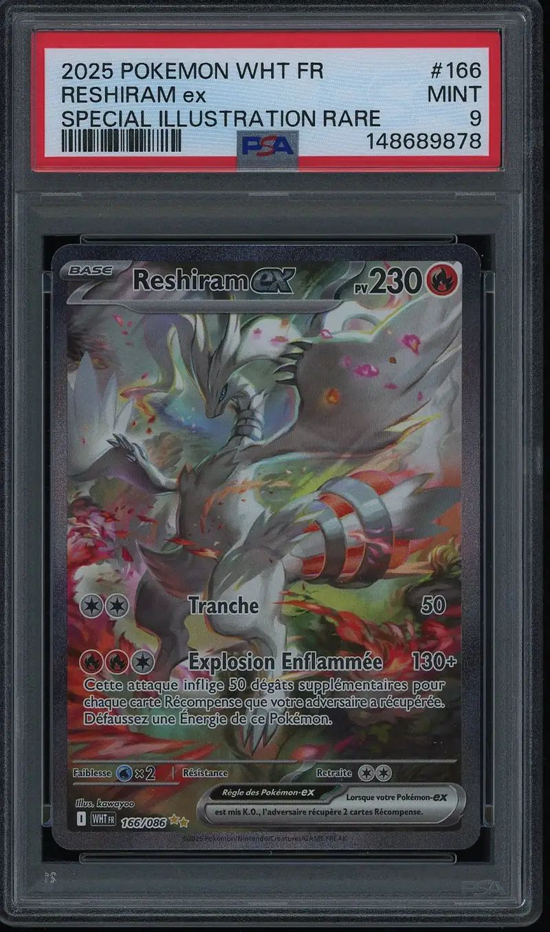 PSA 9 Reshiram Ex