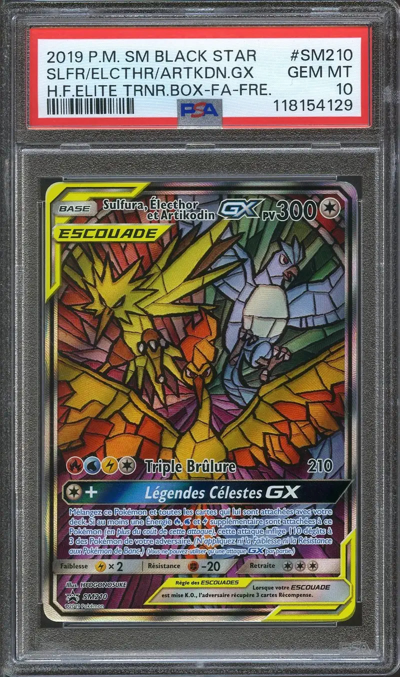 PSA 10 Sulfura, Électhor et Artikodin Gx