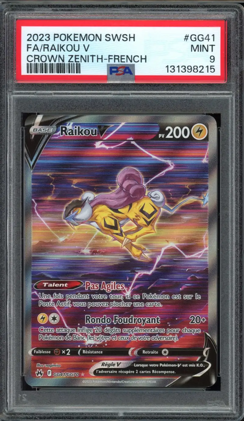 PSA 9 Raikou V