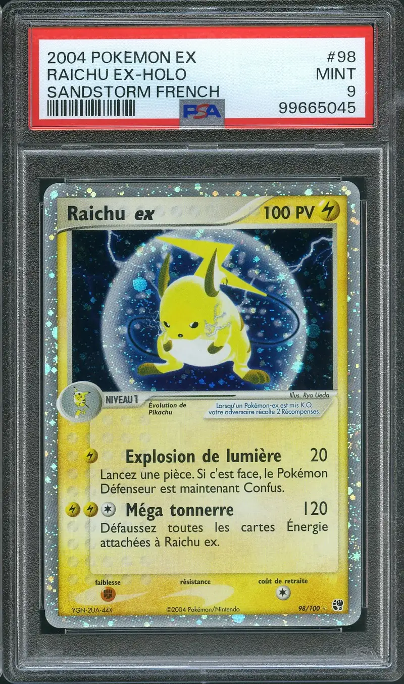 PSA 10 Raichu & Alolan Raichu Gx