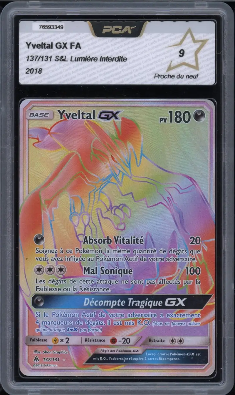 PCA 9 Yveltal Gx Rainbow
