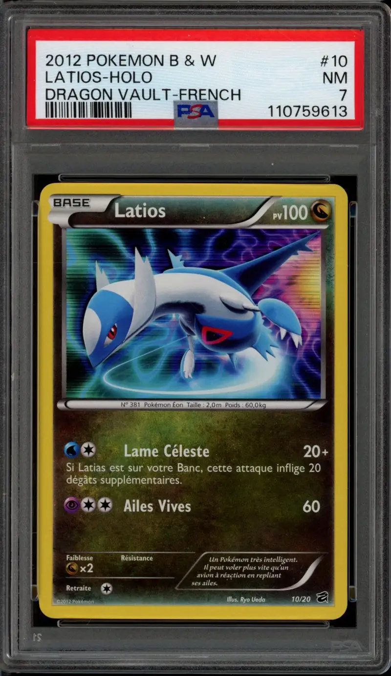 PSA 7 Latios Holo