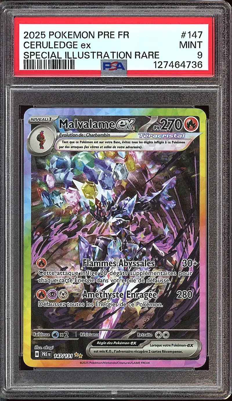 PSA 9 Malvalame Ex