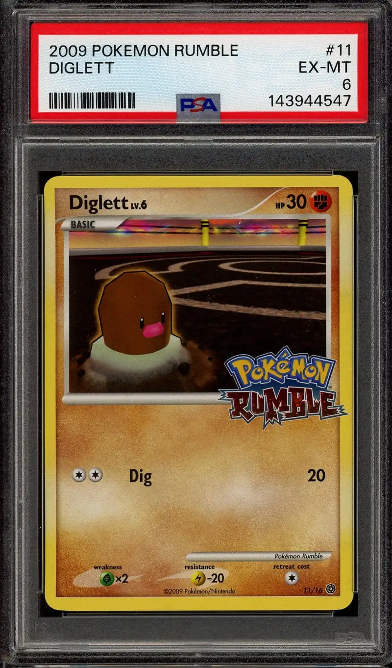 PSA 6 DIGLETT Rumble