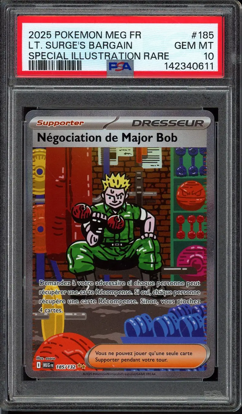 PSA 10 Négociation de Major Bob