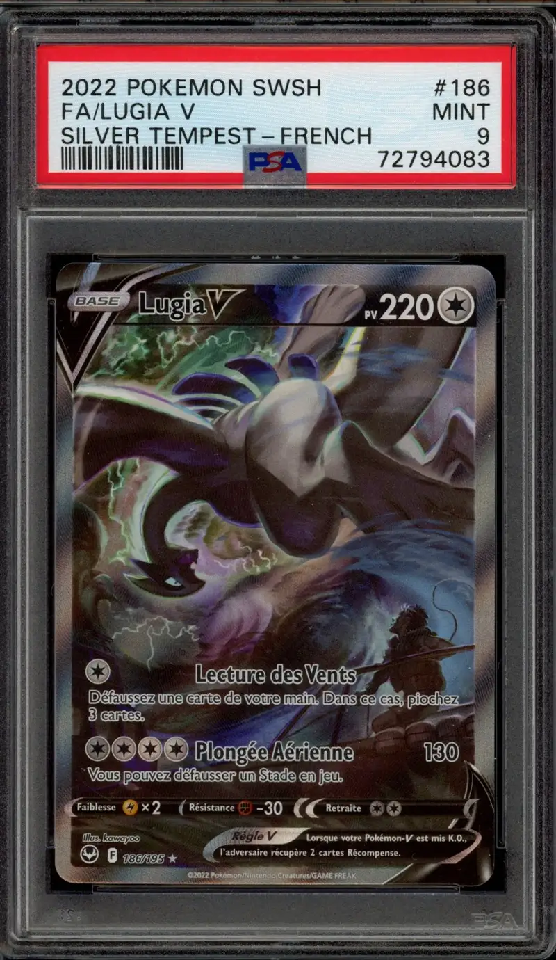 PSA 9 Lugia V